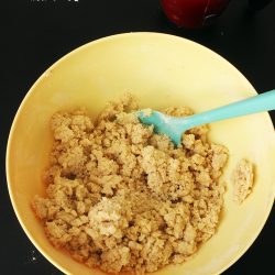 mixed sugar cookie dough in bowl