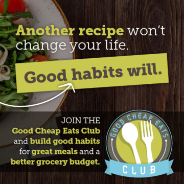 another recipe won't change your life. Good Habits will.