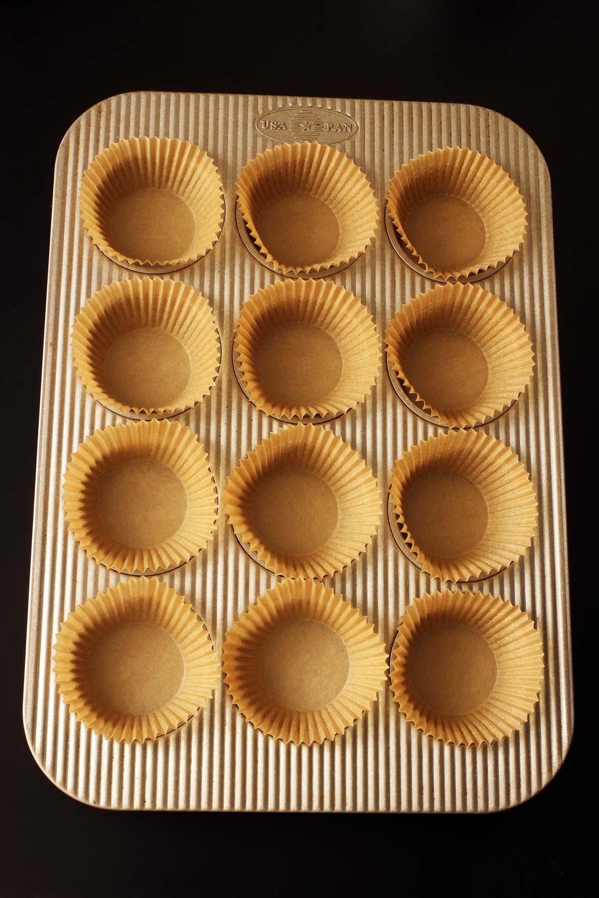 muffin papers in USA pan