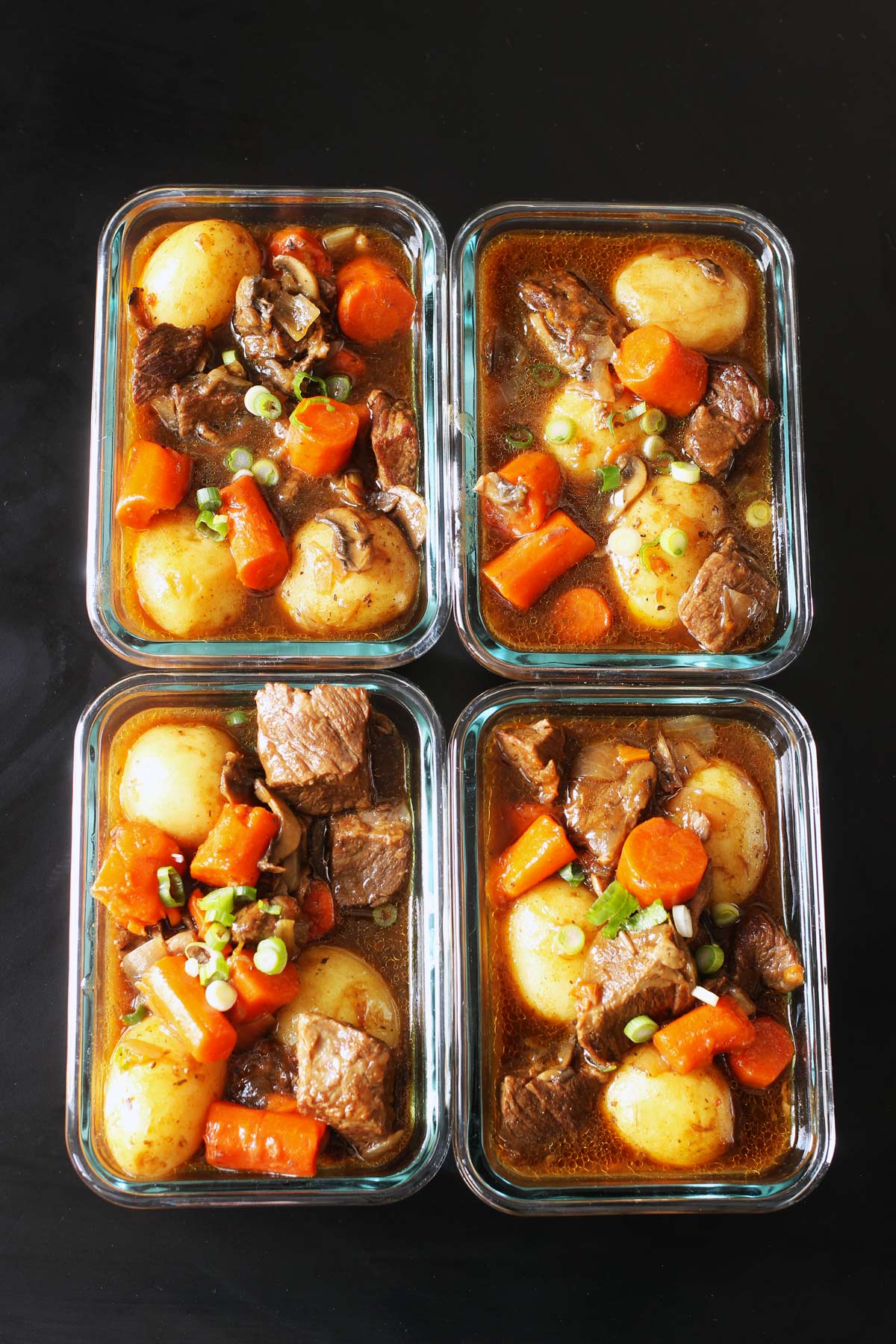 stew in meal prep containers