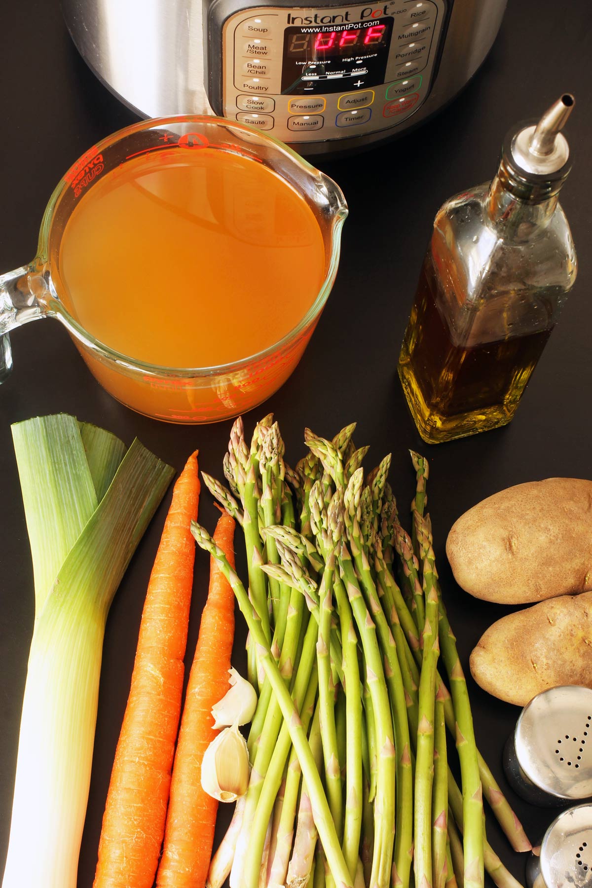 ingredients for vegetable soup