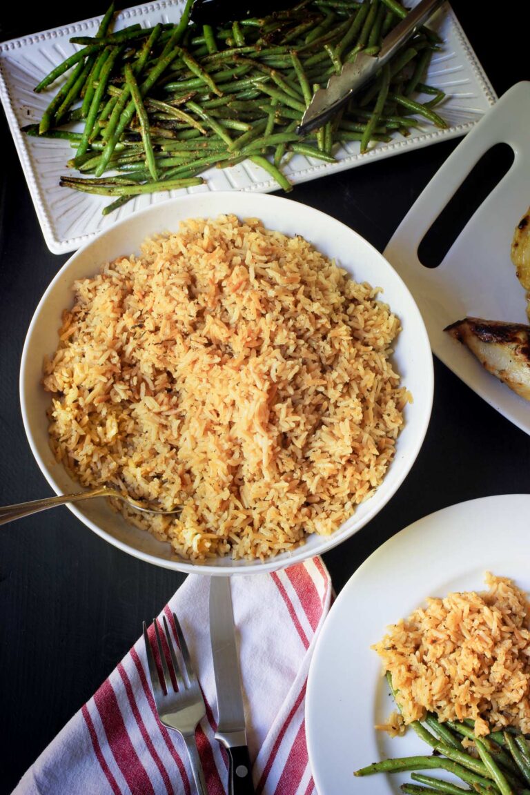 Seasoned Rice Pilaf (RiceaRoni Without the Box!)