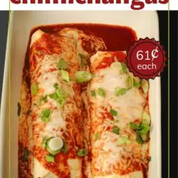 Beef Chimichanga Recipe (61 cents each)