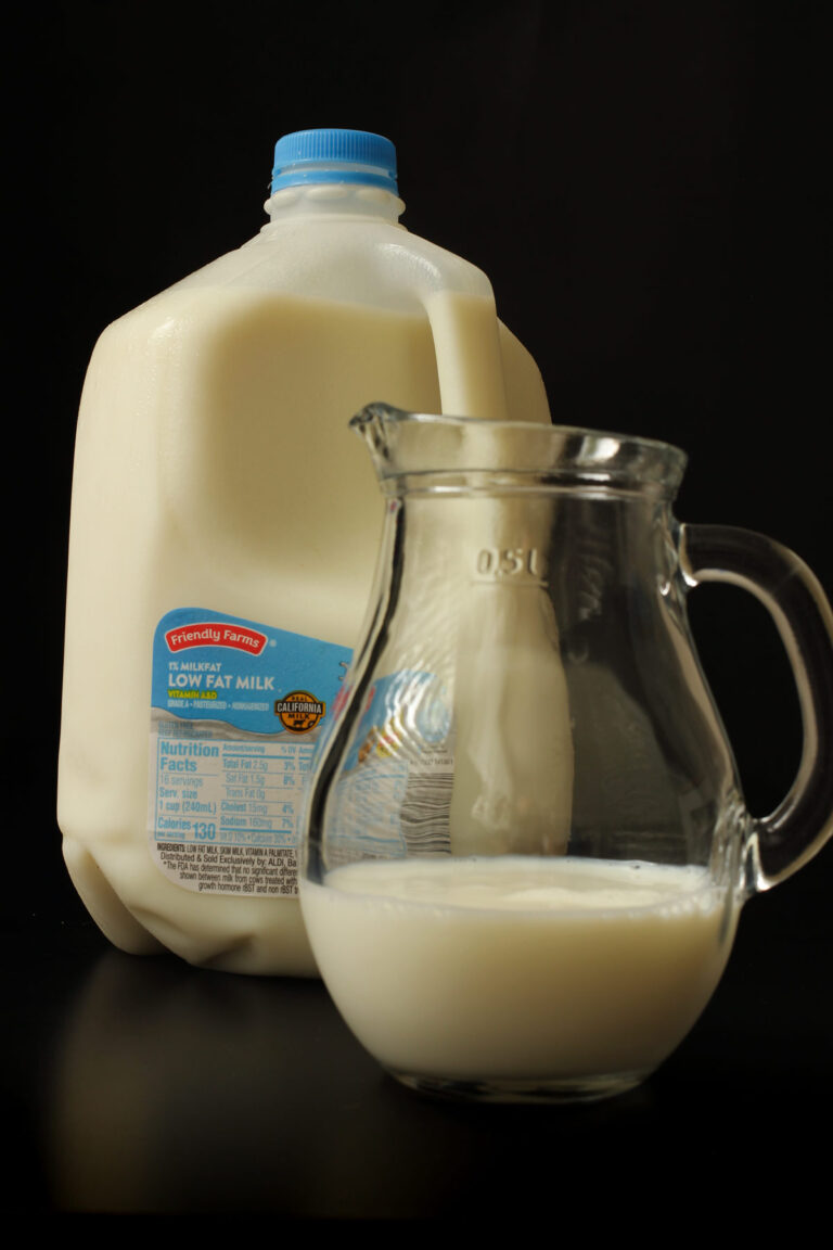 Can You Freeze Milk Good Cheap Eats   Gallon Of Milk With Glass Pitcher 768x1152 