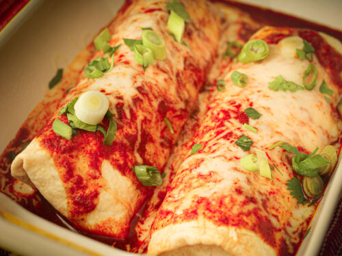 Beef chimichanga recipe - beef and bean chimichangas