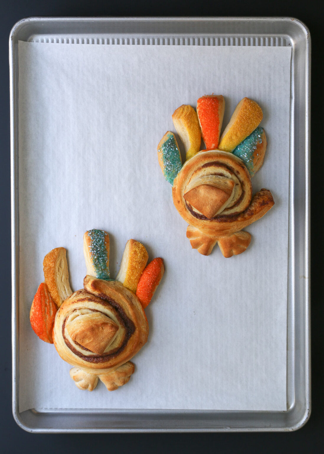 Cinnamon Roll Turkeys (No Bacon) - Good Cheap Eats