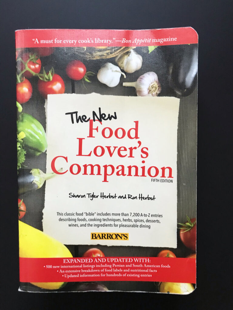 the food lovers companion book.