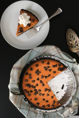 Pumpkin Pie with Chocolate - Good Cheap Eats
