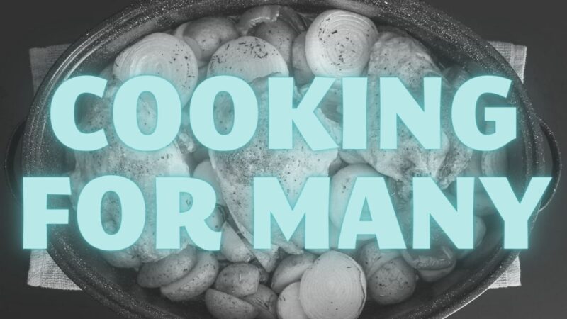 cooking for many banner