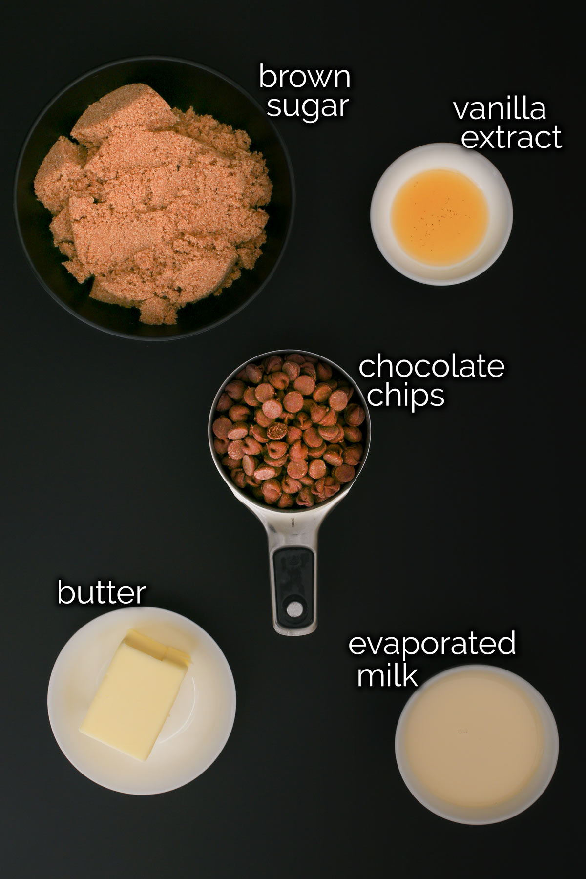ingredients for chocolate frosting without powdered sugar.