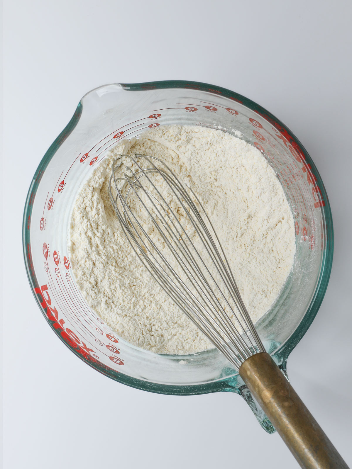dry ingredients in large bowl, whisked together.