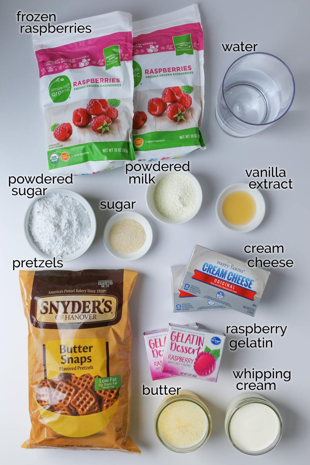 Raspberry Pretzel Dessert Recipe (No Cool Whip) - Good Cheap Eats