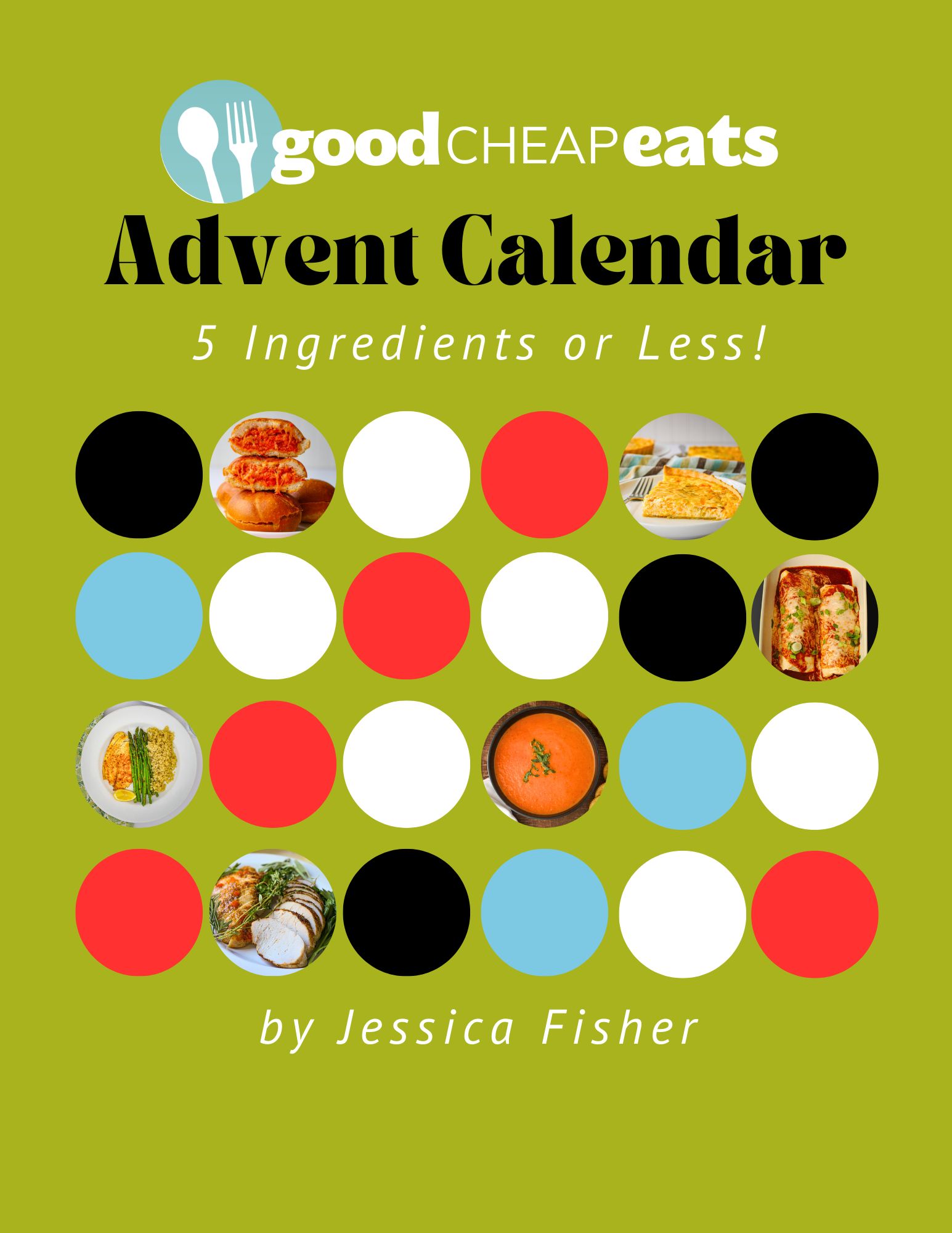 cover image of meal plan advent calendar 2024.