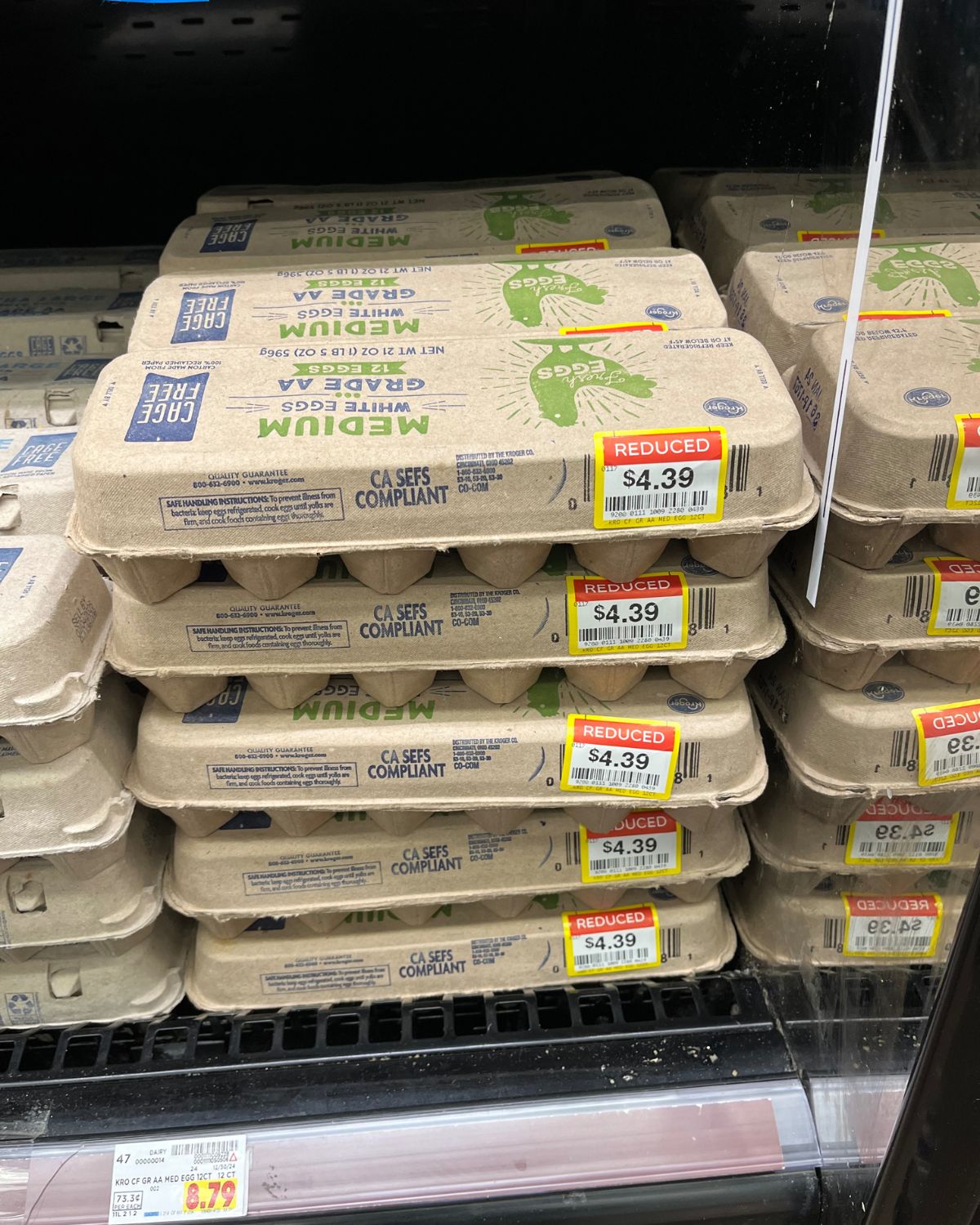 medium eggs on clearance.