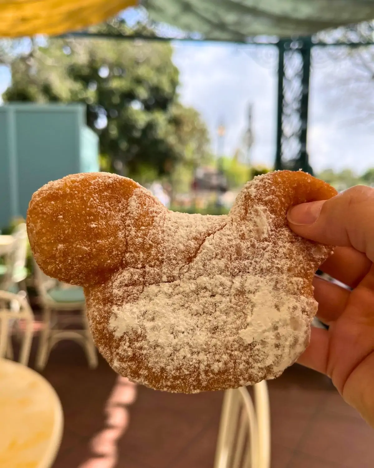 mickey mouse beignet.