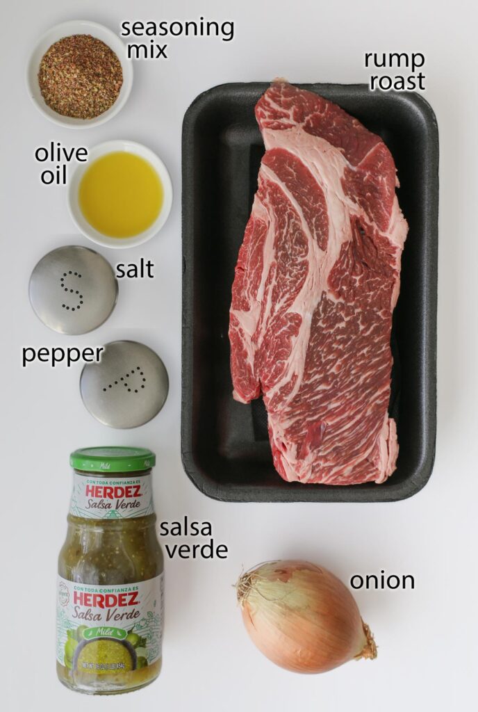 Shredded Salsa Verde Beef (5-Ingredient Recipe)