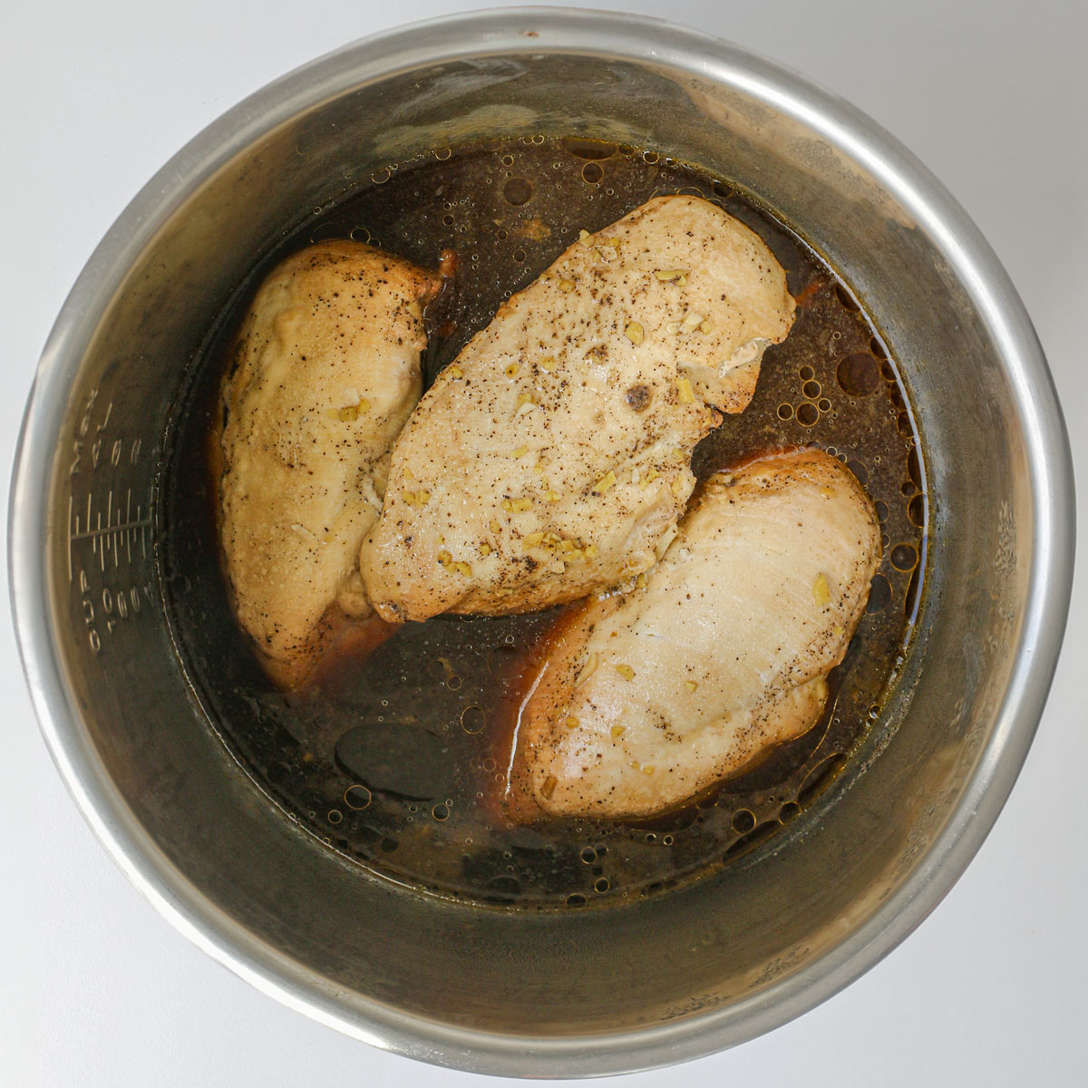 cooked chicken breast in the instant pot.