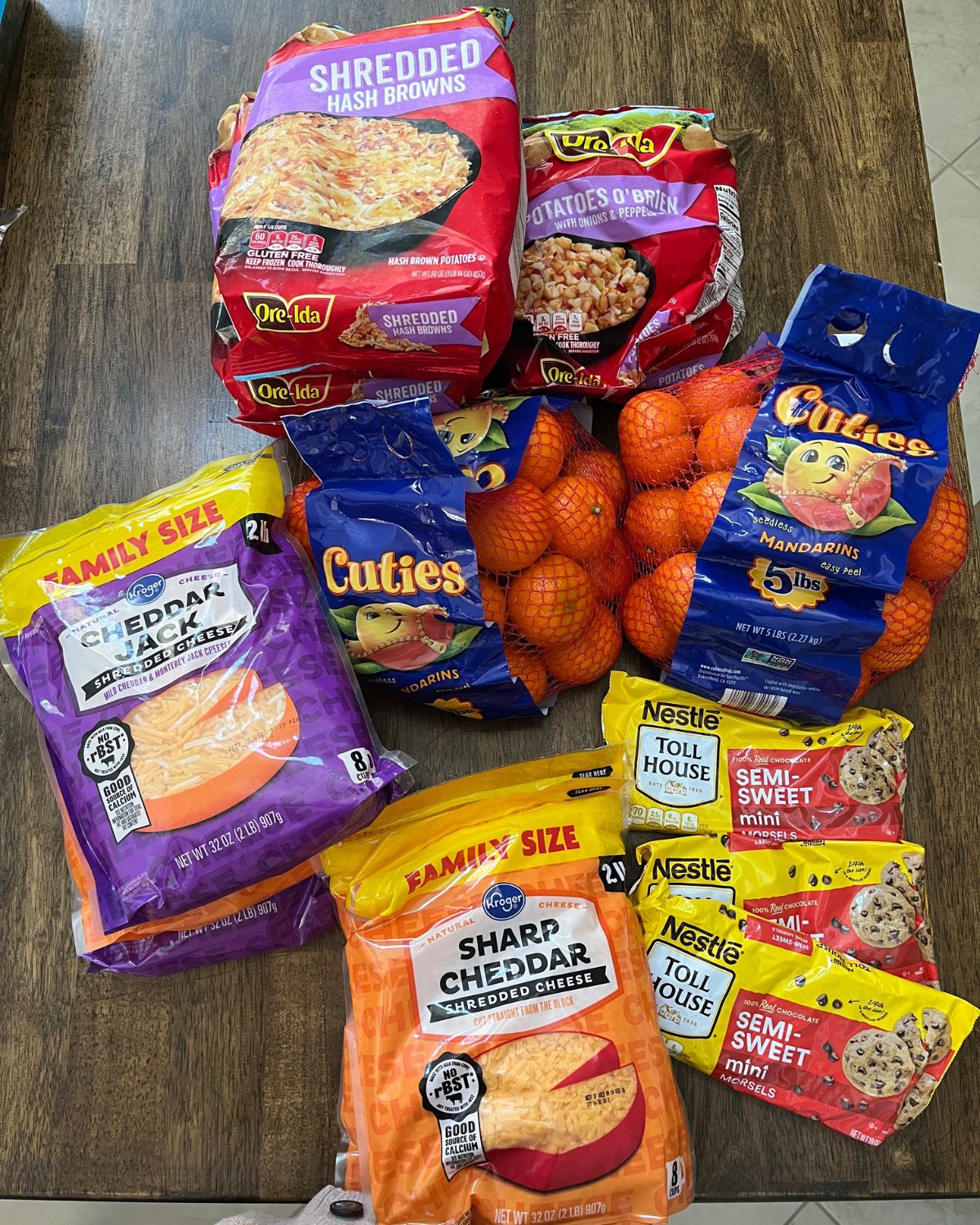 digital deals laid out on table.