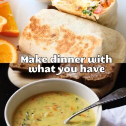 collage of different foods with text overlay.