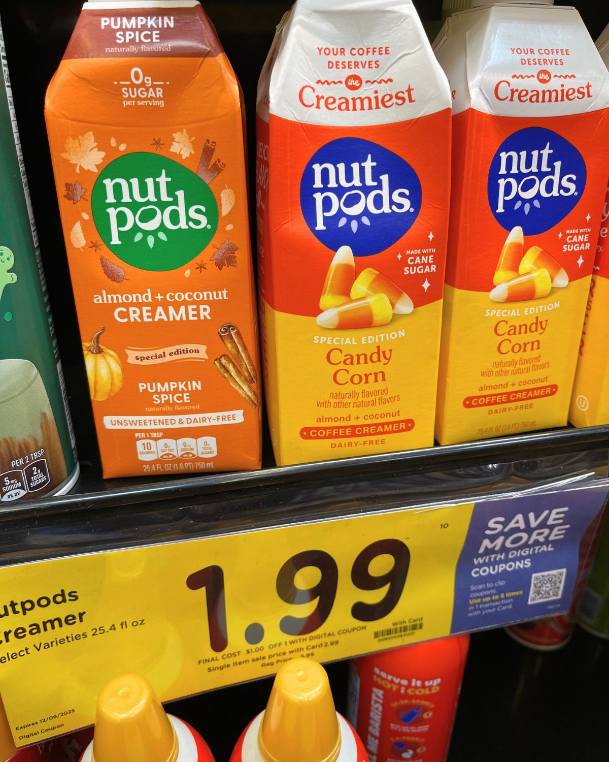 nut pods on clearance for $1.99